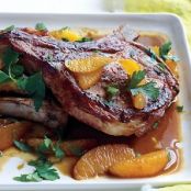 Pork Chops with Oranges & Parsley