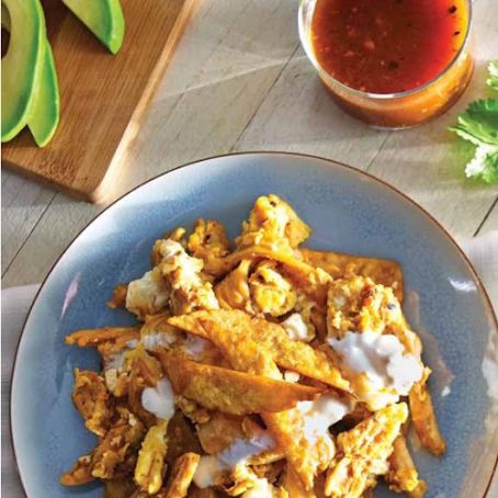 Chipotle Chicken Chilaquiles