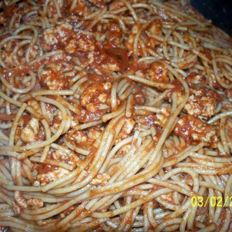 Mexican Spaghetti with Meat Sauce