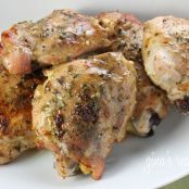 Baked Chicken with Dijon and Lime 