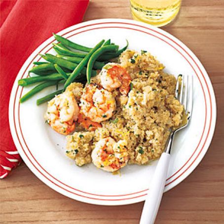 Shrimp and Quinoa Pilaf