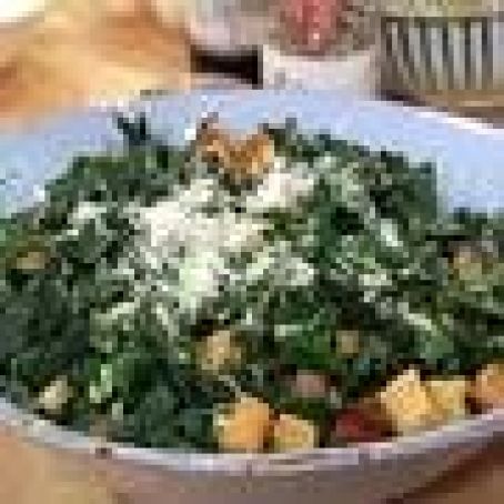 Christina Hendricks' Tuscan Kale Caesar Salad
