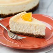 Gingersnap and Orange Cheesecake