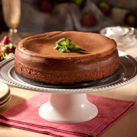 New York Style Chocolate Cheesecake