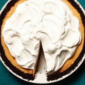 Pumpkin-Chocolate Chiffon Pie