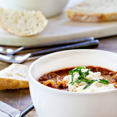 Lasagna Soup
