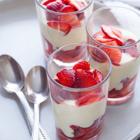 Strawberry Lemon Coconut Cream Parfaits