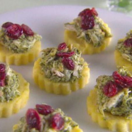 Polenta and Chicken Tartlets