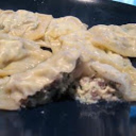 Homemade Cheese Ravioli Made With Won Ton Wrappers