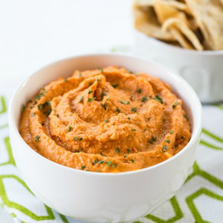 Roasted Red Pepper Hummus