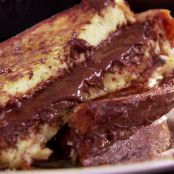 Chocolate Hazelnut Stuffed French Toast