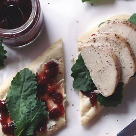 Panera Turkey-Cranberry Flatbread Sandwich