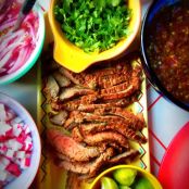 Arrachera Borracha (Marinated Grilled Flank Steak)