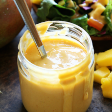 Creamy Mango Chipotle Salad Dressing