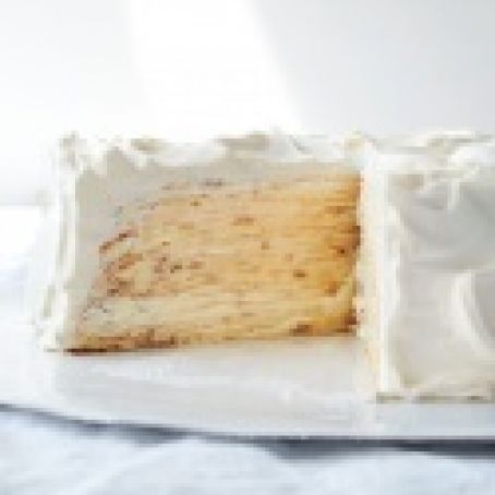 Lemon-Mascarpone Crepe Cake