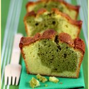 CAKE - White Chocolate and Matcha Tea Marbled Cake