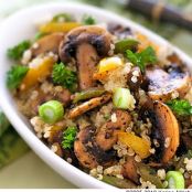 Quinoa Mushroom Pilaf