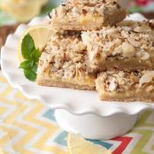 Tropical Lemon Curd Bars