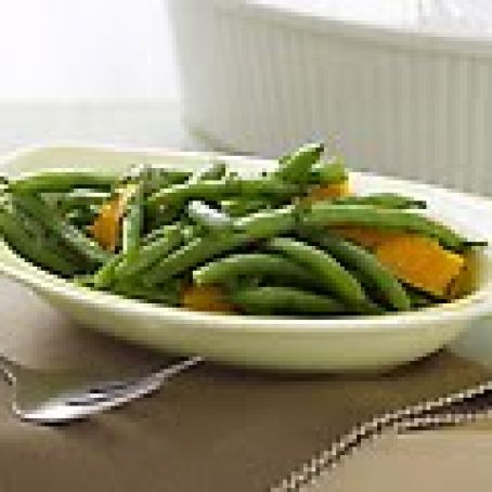 Orange Scented Green Beans