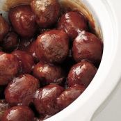 Cranberry Orange Glazed Meatballs