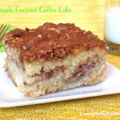 Pineapple Coconut Coffee Cake
