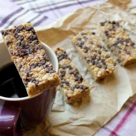 Peanut Butter-Chocolate Chip Chewy Granola Bars