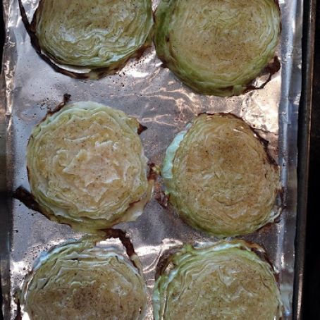 Cabbage Slices - Roasted