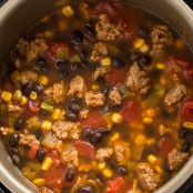 Easy Turkey Taco Soup