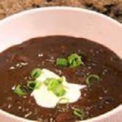 Black Bean Soup (Sopa de Frijoles)
