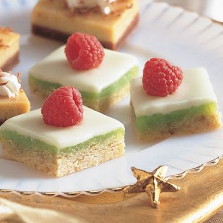 White Chocolate Lime Bars