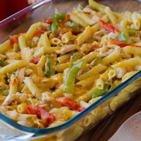 Easy Fajita Pasta Bake