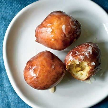 Maple-Glazed Sour Cream Doughnut Holes