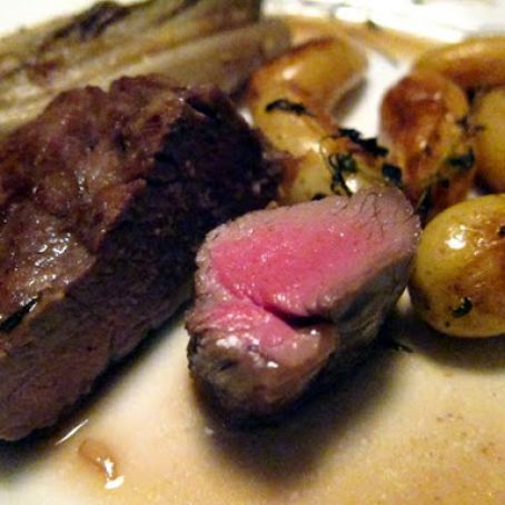 Lamb Loin in Walnut Oil