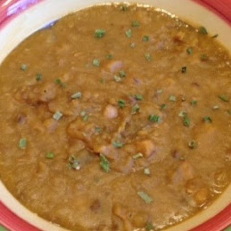 Reboot - Soup - Curried Squash, Lentil and Bean