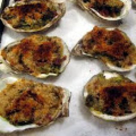 OYSTERS*****Oysters Rockefeller - my version - 1 Point per Oyster