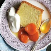 Pound Cake with Grand Marnier–Poached Apricots