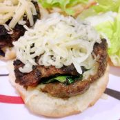 Pizza-Stuffed Burgers