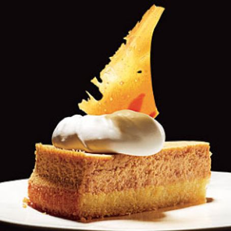 Pumpkin - Almond Cheesecake