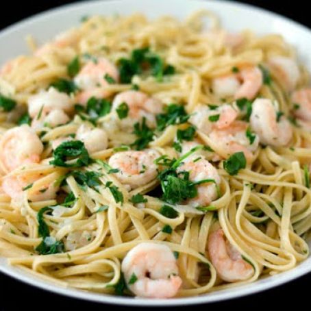 Linguine with Shrimp and Lemon Oil
