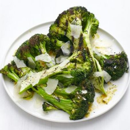 Lemony Grilled Broccoli