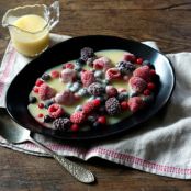 Iced Berries with Limoncello White Chocolate Sauce