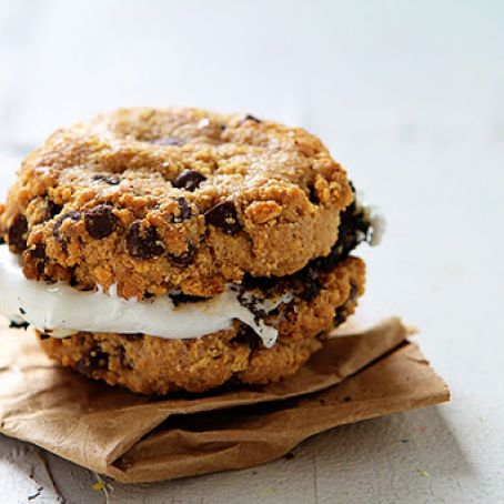 Cookies: Chocolate Chip Graham Cracker Cookies (for S'mores)