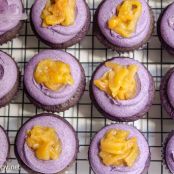 Ube Macapuno Cupcakes