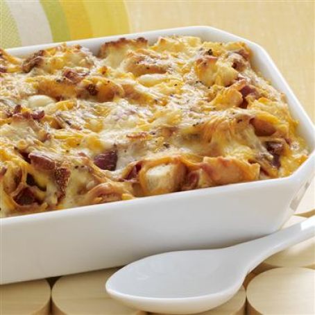 Cheesy Bacon & Egg Brunch Casserole