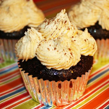 Kahlua Drenched Cupcakes