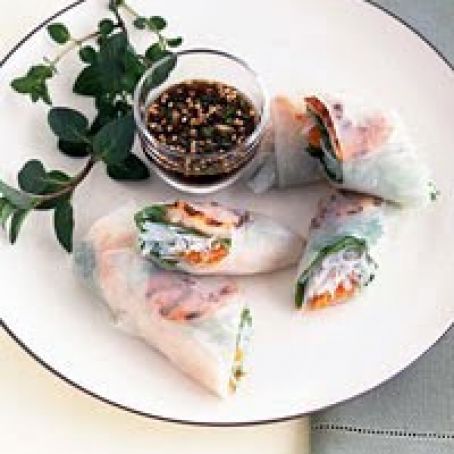 Grilled Shrimp Summer Rolls