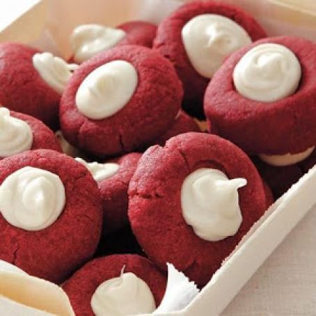 Red Velvet Thumbprints