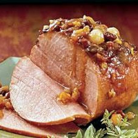 Slow Cooker Ham with Fruit Chutney
