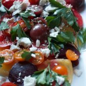 BEETS****Roasted Beet and Heirloom Tomato Salad with Ricotta