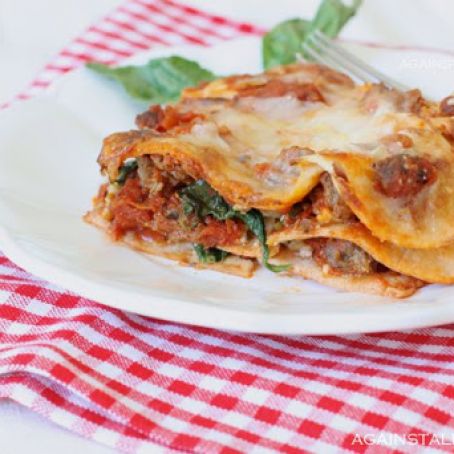 LASAGNA WITH HOMEMADE GRAIN-FREE NOODLES